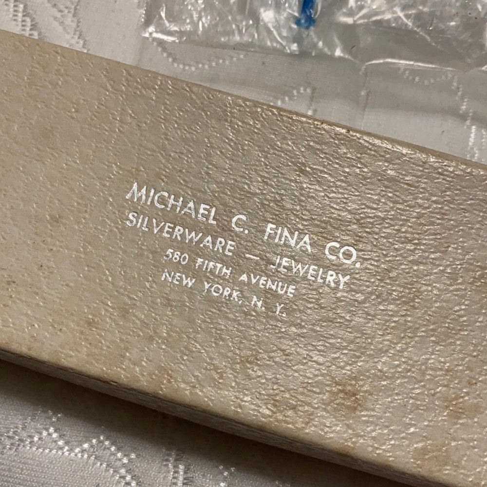 Vintage Michael C. Fina Co. Silver Baby Spoon
